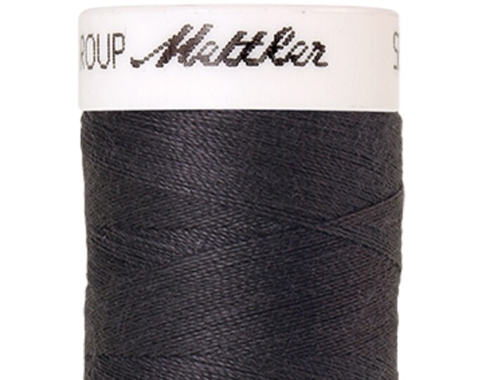 Seralon 200 m col. 1452 (Dark Pewter) sewing thread by Amann Mettler - High-quality sewing thread for sewing projects - 200 meters on the roll - Color Dark