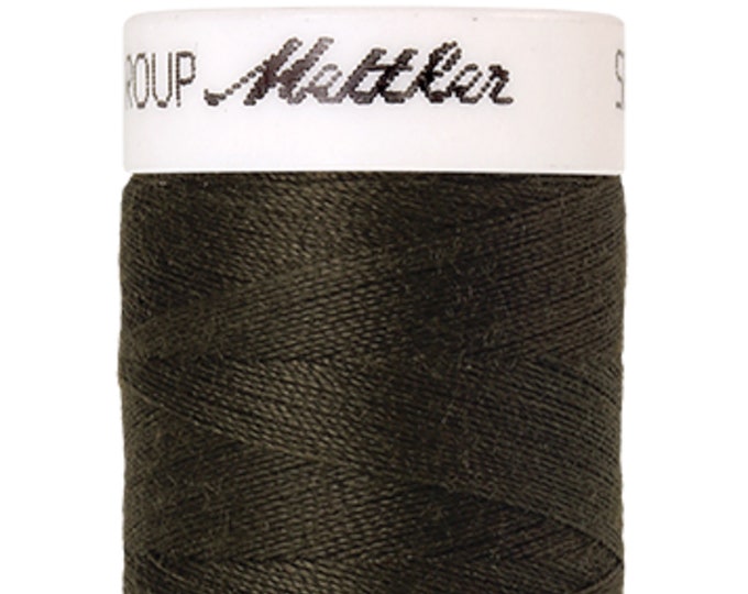 Seralon 200 m col. 663 (Fir Forest) sewing thread by Amann Mettler - High-quality sewing thread for sewing projects - 200 meters on a spool – Color Fir Forest