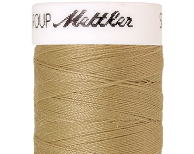 Seralon 200 m col. 1385 (Rattan) sewing thread by Amann Mettler - High-quality sewing thread for sewing projects - 200 meters on a spool - Rattan color -