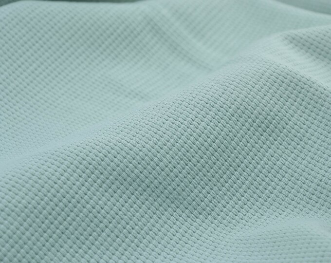 Jersey waffle knit "Clarissa" by Swafing made of 100% cotton - 150 cm wide - fabric smooth UNI