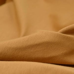 Jersey made of organic cotton by mind the Maker in plain mustard yellow - 170 cm wide - fabric smooth, UNI