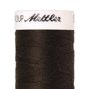Seralon 200 m col. 1382 (Black Peppercorn) sewing thread from Amann Mettler - High-quality sewing thread for sewing work - 200 meters on the roll - color