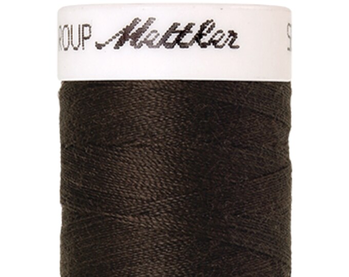 Seralon 200m col. 1382 (Black Peppercorn) Nähgarn von Amann Mettler - Hochwertiges Nähgarn für Näharbeiten - 200 Meter auf der Rolle – Farbe