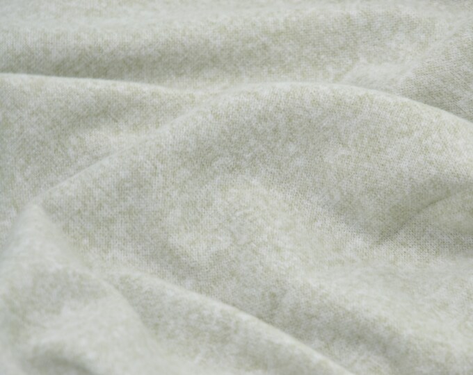 Strick Stoff, brushed Jersey, Katia, grün