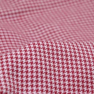 Cotton fabric flannel, checks, Vichy, wine red, white, Westfalenstoffe - 145 cm wide - patterned fabric, checks