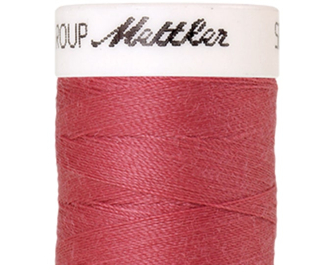 Seralon 200m col. 1411 (Litchi) Nähgarn von Amann Mettler - Hochwertiges Nähgarn für Näharbeiten - 200 Meter auf der Rolle – Farbe Litchi -