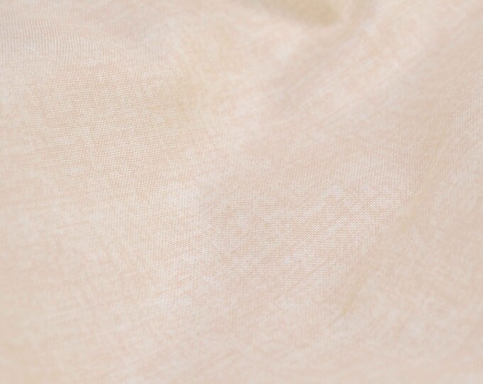 Baumwollstoff Linen Texture Patchworkstoff Leinen Optik vanille 1473 Q1