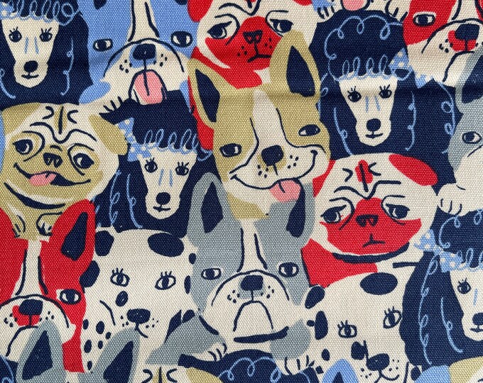 Hunde, glatte Baumwolle, Taschen, Kokka, Oxford