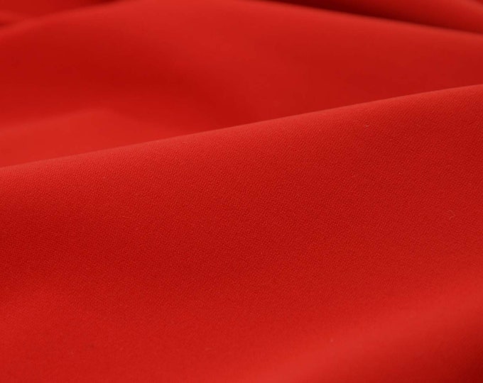 Jersey Stoff aus Polyamid, bi-elastisch in uni rost, rot, orange - 150cm breit - Stoff glatt, UNI