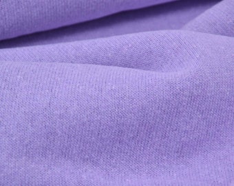 Gillo melange knit fabric in lilac and purple by Hilco - 175 cm wide - solid color knit fabric