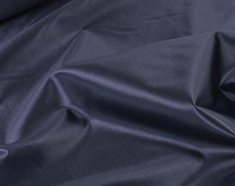 Designer fabric lacquer grey-blue, shiny, jacket - 140 cm wide - fabric slightly shiny, UNI