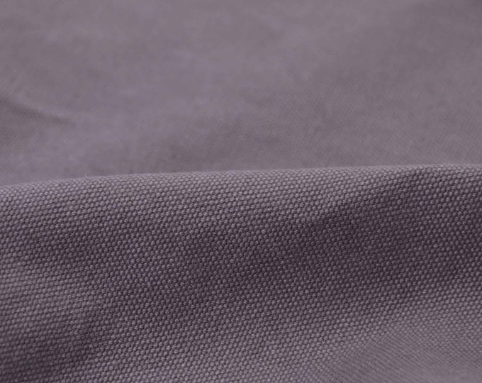 Canvas Heavy Washed Pewter, Grau von Mind the Maker - 145cm breit - Stoff matt, UNI