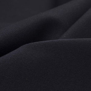 Trouser fabric in black made of viscose, stretch from Hilco - 145 cm wide - fabric matt, UNI