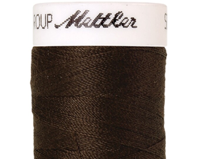 Seralon 200 m col. 1048 (Dark Amber) sewing thread by Amann Mettler - High-quality sewing thread for sewing projects - 200 meters on a spool - Color Dark