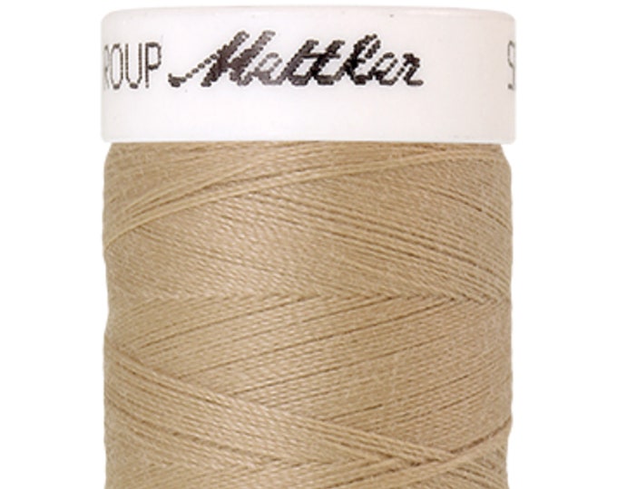 Seralon 200 m col. 265 (Ivory) sewing thread by Amann Mettler - High-quality sewing thread for sewing work - 200 meters on the roll – Color Ivory - Sewing