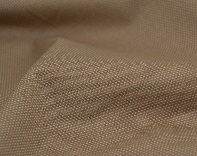 Baumwollstoff aus Bio-Baumwolle in beige - 155cm breit - Stoff glatt melange