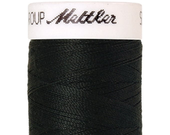 Seralon 200 m col. 425 (Deep Bottle Green) sewing thread by Amann Mettler - High-quality sewing thread for sewing projects - 200 meters on a spool - Color