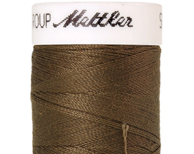 Seralon 200 m col. 565 (Cardamom Seeds) sewing thread by Amann Mettler - High-quality sewing thread for sewing projects - 200 meters on a spool - Color Ca