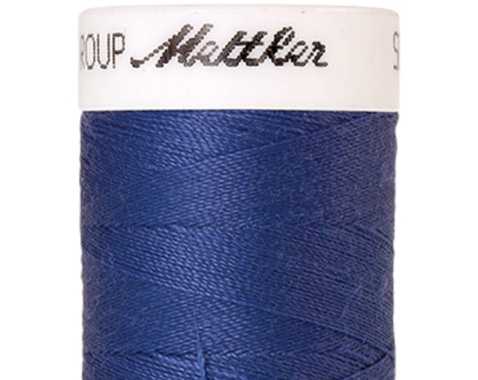 Seralon 200m col. 1301 (Nordic Blue) Nähgarn von Amann Mettler - Hochwertiges Nähgarn für Näharbeiten - 200 Meter auf der Rolle – Farbe Nord