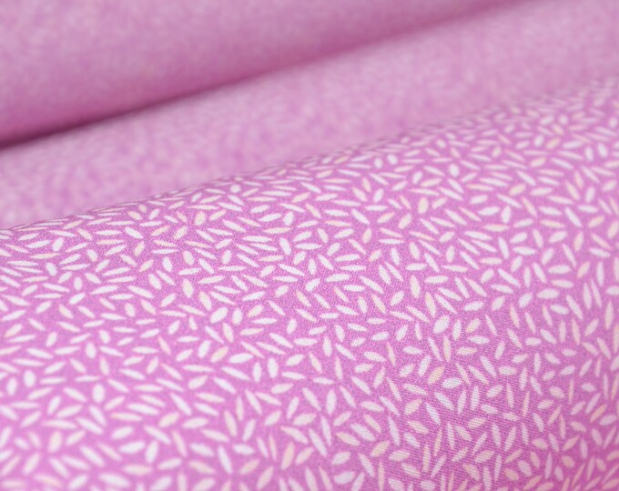 Baumwollstoff Webware Ostern, Striche, lila Emilie von Hilco - 150cm breit - Stoff matt, Pinselstrich