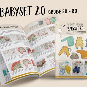 Baby set 2.0 (size 50 - 80) bloomers, rompers, sweater, shirt, paper pattern by Lybstes