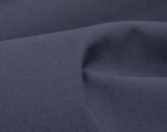 Baumwollstoff Druckstoff uni grau von Westfalenstoffe - 150cm breit - Stoff glatt, UNI