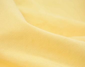 Canvas Heavy Washed Light Yellow, yellow by Mind the Maker - 145 cm wide - matte fabric, solid color