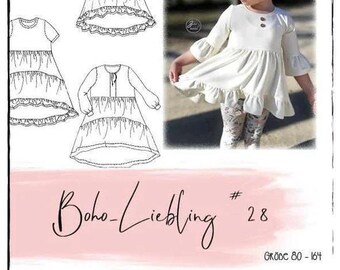 Paper pattern Boho-Liebling Tunkia Dress LEMELdesign