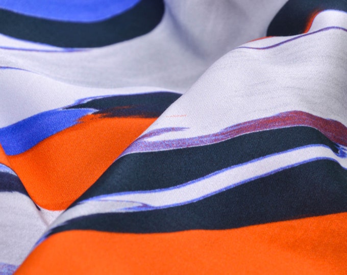 Blouse fabric Joy Viscose Stretch by Hilco - 130 cm wide - patterned fabric