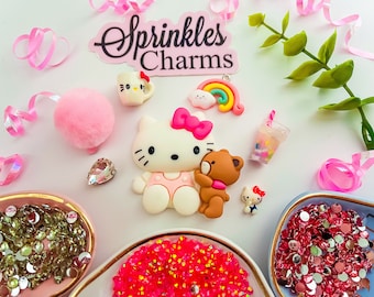 Decoden Cabochons Cell Phone Case Deco Kit Bling Kawaii Set Diy