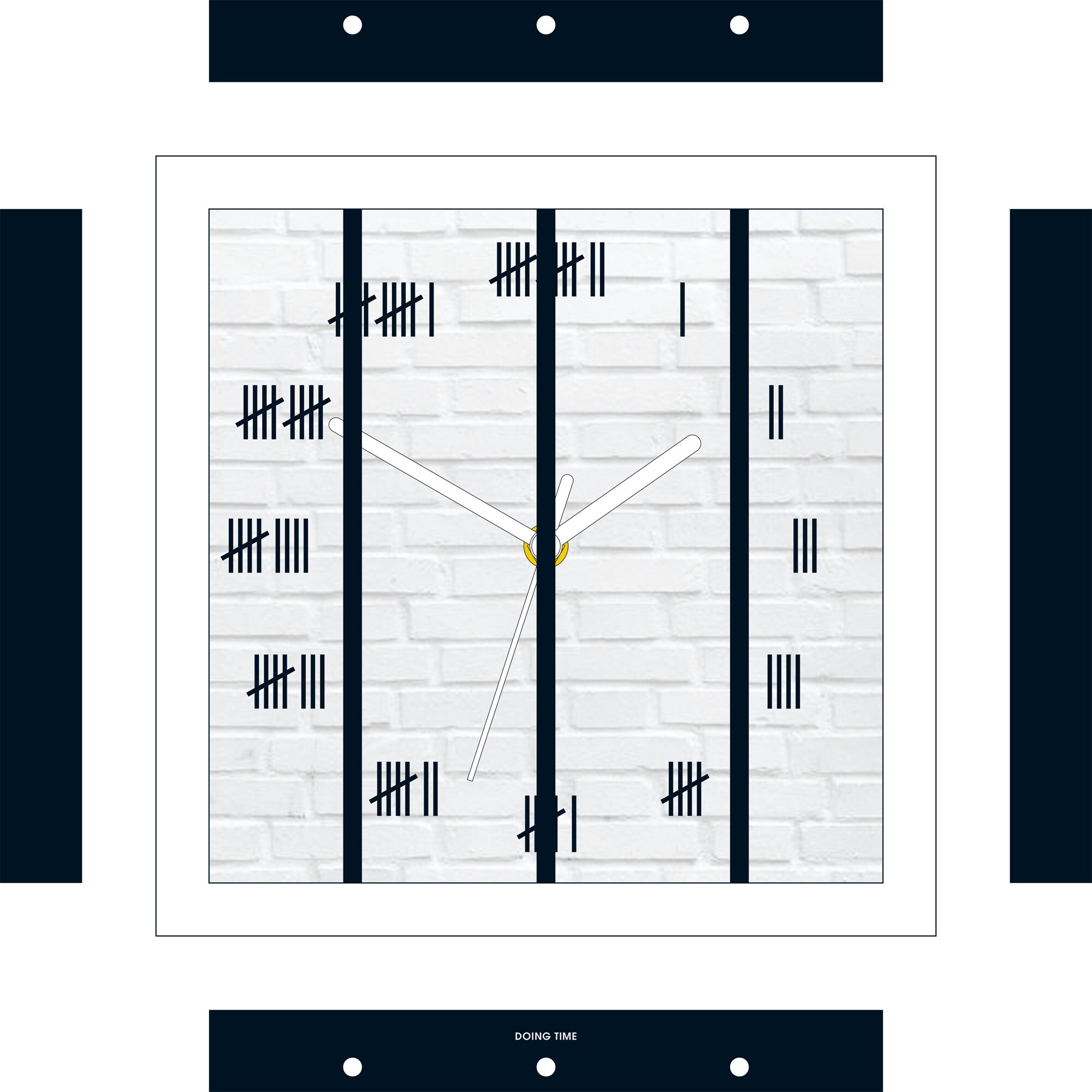 28 DOING TIME Wall Clock Behind Barshome Etsy