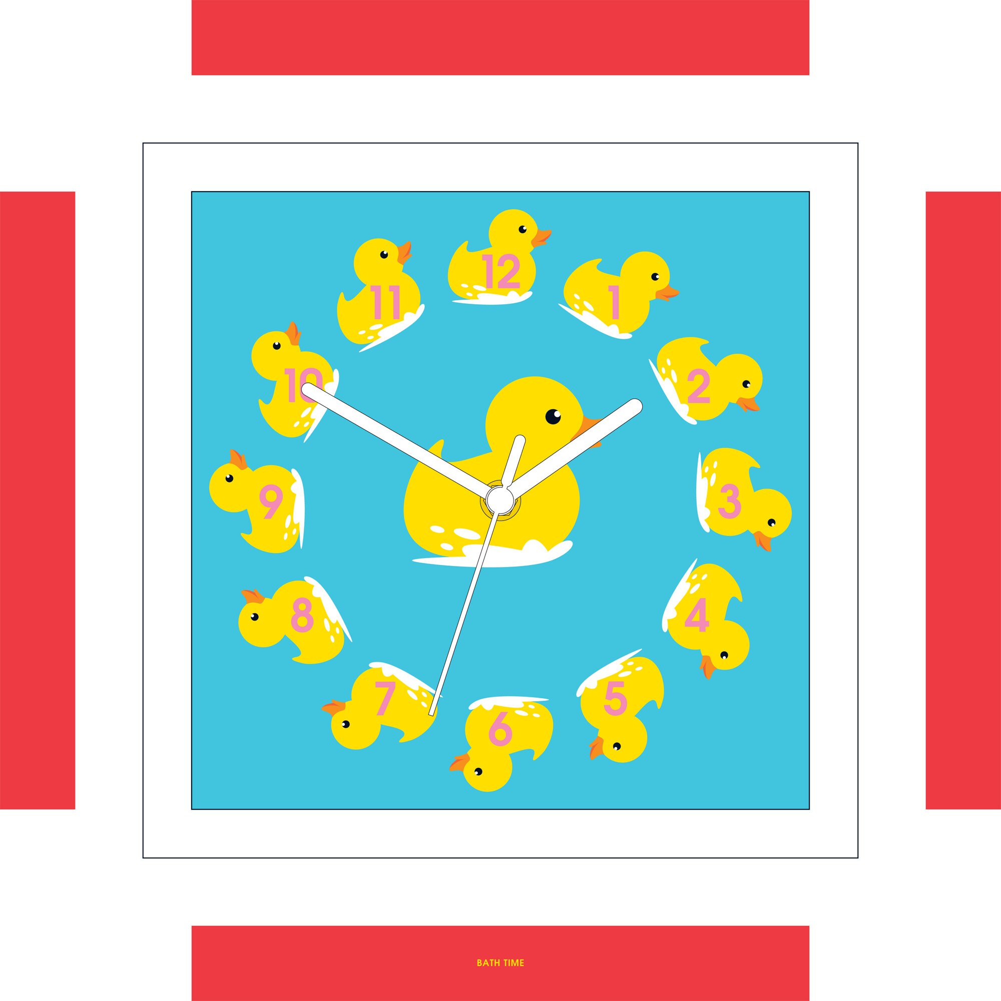 70 TIEMPO DE BAÑO Reloj de pared decoración del hogar | Etsy