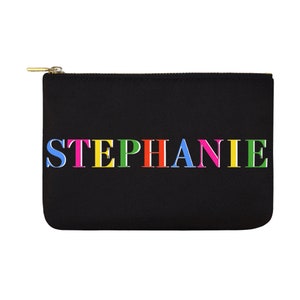 Neceser personalizado, Estuche con iniciales con cremallera, Bolsa de Maquillaje Bolso para maquillaje, organizador con iniciales