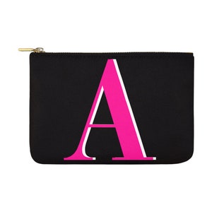 Neceser personalizado, Estuche con iniciales con cremallera, Bolsa de Maquillaje Bolso para maquillaje, organizador con iniciales