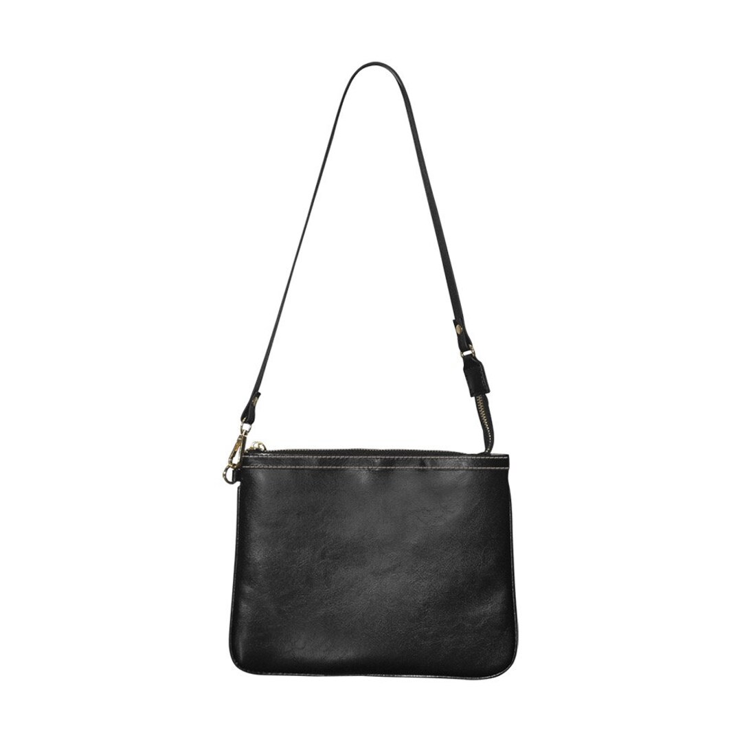 Black Leather Crossbody Bag Leather Shoulder Bag Black - Etsy