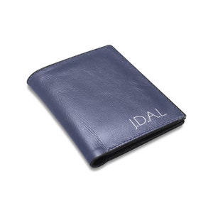 Cartera de hombre personalizada, Cartera de piel de hombre, Cartera de hombre con iniciales, Regalo de aniversario, navidad, regalo para EL