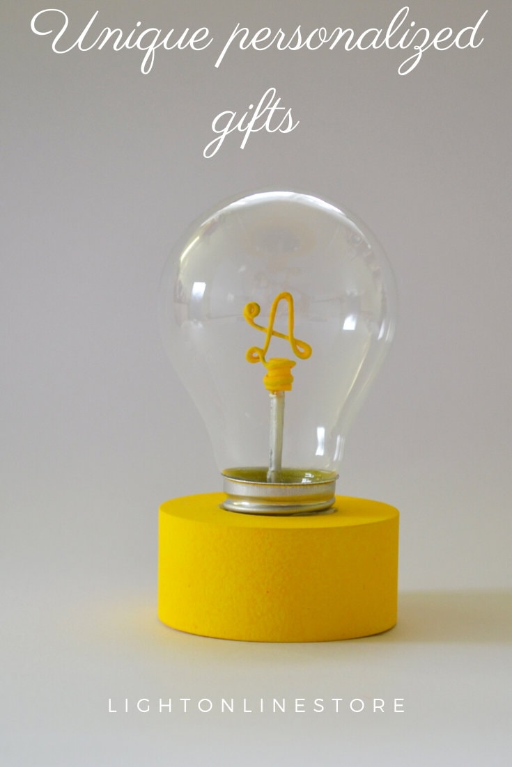 Personalized light bulb Personalized gift Sister Birthday | Etsy