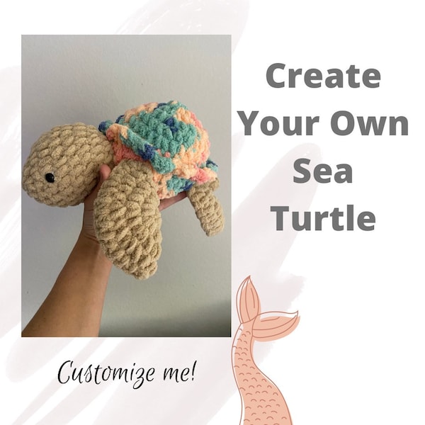 Sea Turtle Toy, Sea Turtle Plushie, Toddler Toy, Children’s Toy