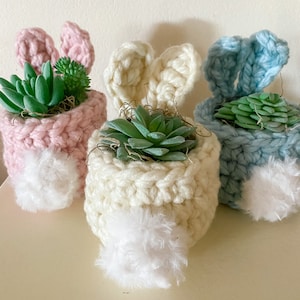 Bunny baskets, Easter decor, Easter gift, Teachers gift, Easter basket