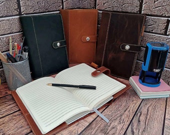 Personalized leather journal, Refillable Leather Journal, Leather bound journal, Leather journal refillable, Leather journal