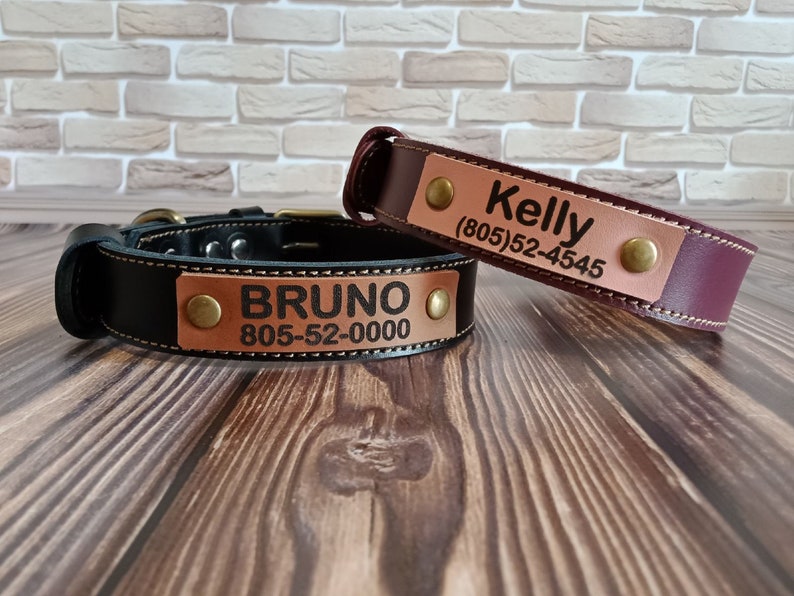 Personalized Dog Collar Puppy Collar Dog Lover Gift Custom Etsy