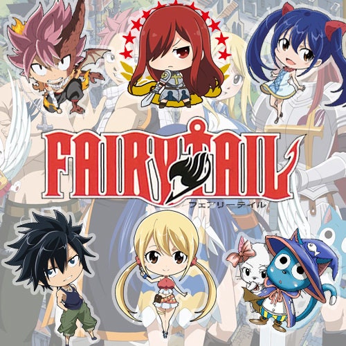 FAIRY TAIL Keychain - Etsy