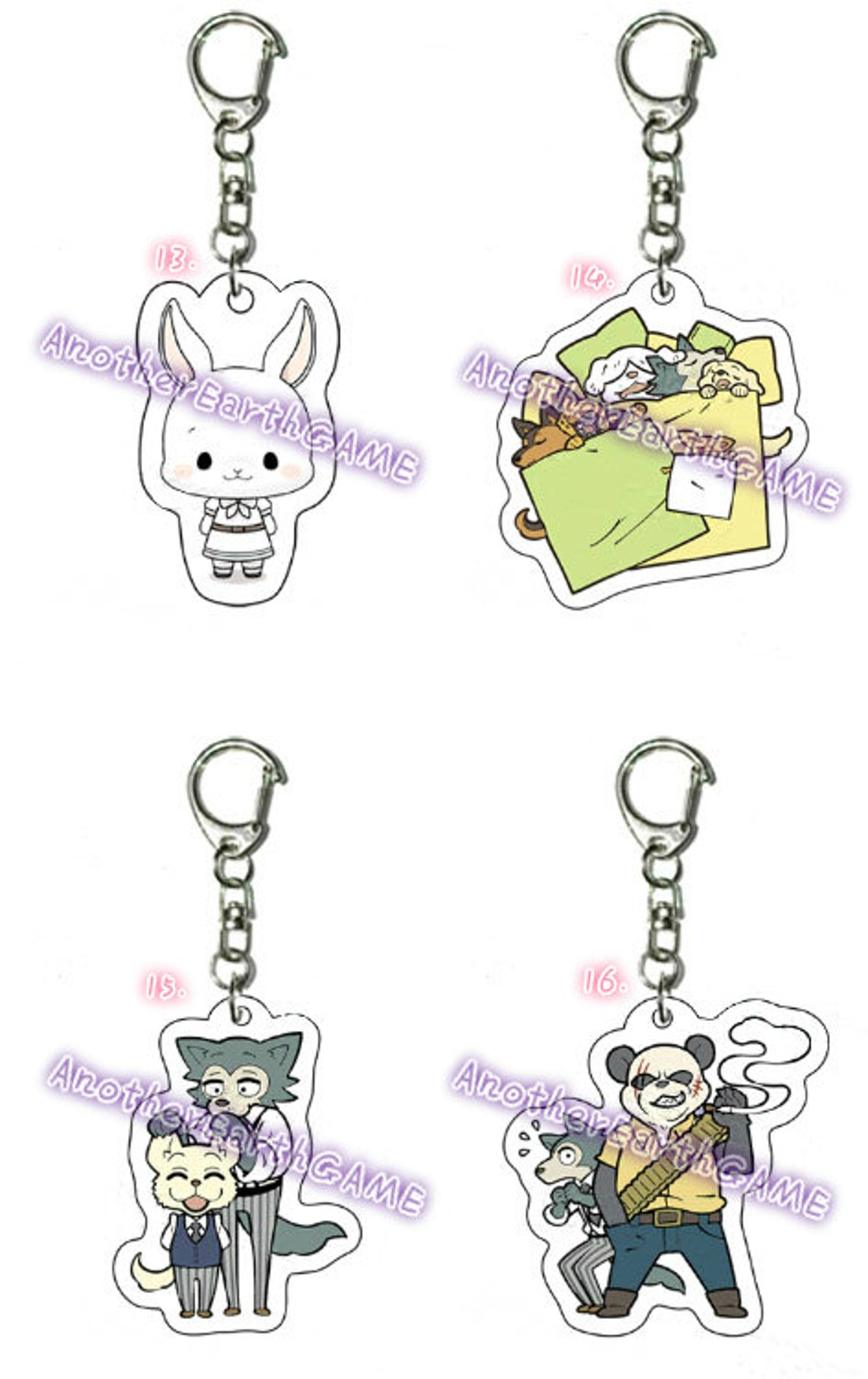 Beastars Keychain Etsy