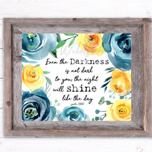 Psalm 139:19, watercolor floral, bible verse, christian art, christian print, scripture art, printable art, wall art, INSTANT DOWNLOAD