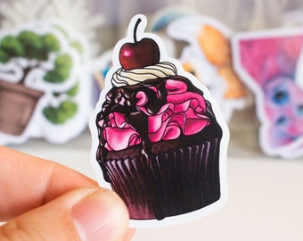 Chocolate Cupcake Sticker