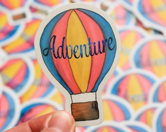Hot Air Balloon Sticker