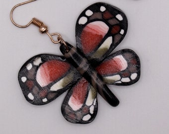 Butterfly Polymer Clay Earrings