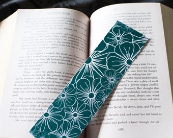 Flower Pattern Bookmark - Foiled
