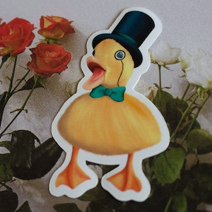 Dapper Duck Sticker