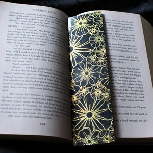 Flower Pattern Bookmark Foiled zdjęcie 4